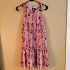 Zunie Pink and Purple Floral Gurls Dress